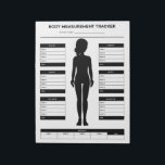 Körpermaß Fitness Tracker Girl Notizblock<br><div class="desc">Body Measurement Gewicht Verlust Fitness Tracker Girl Notepad. Protokollieren Sie Ihren Fortschritt jede Woche mit diesem Body Mass Tracker Notizblock.</div>