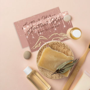 Körpermodellierung Schönheit Massage Tropfen Rose  Visitenkarte