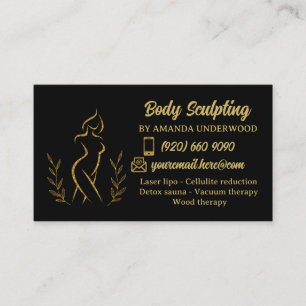 Körpermodellierung Wellness Kosmetik Beauty Wellne Visitenkarte