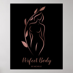 Körpermodellierung Wellness Kosmetik Schönheitspfl Poster