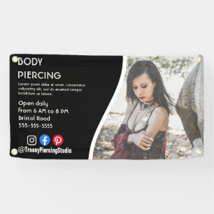 Körperpiercing-Studio Poster Flyer Schild