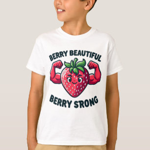 Körperpositionierung Erdbeere T-Shirt