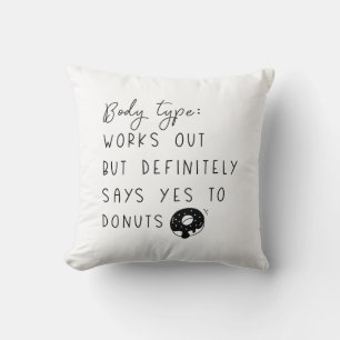 Körpertyp Donuts Kissen
