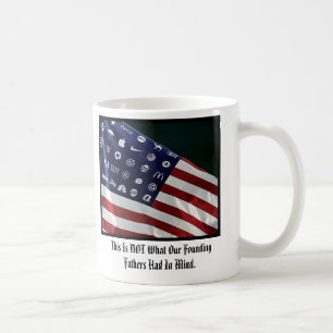 Korporative amerikanische Flaggen-Standard-Tasse Kaffeetasse