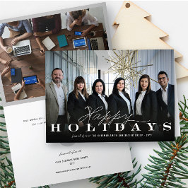 Korporative glückliche feiertagskarte