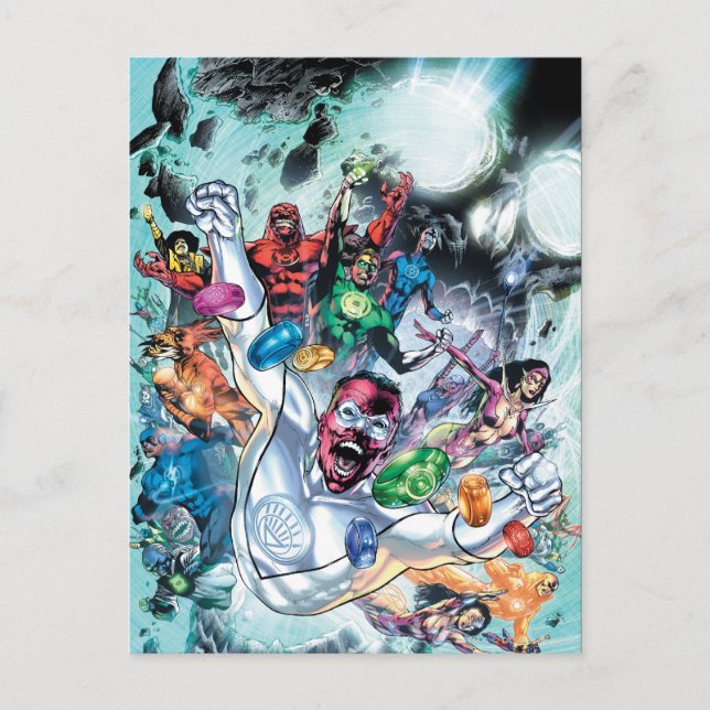 Korpusgruppe mit Rings Postkarte (Vorderseite)