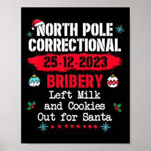 Korrekte Bestechung am Nordpol Verlassen Milchkeks Poster