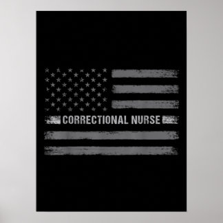Korrektive Krankenversicherung - US-Flagge Vintage Poster