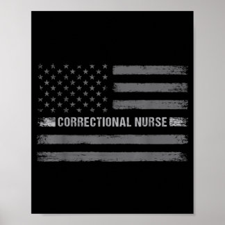 Korrektive Krankenversicherung - US-Flagge Vintage Poster