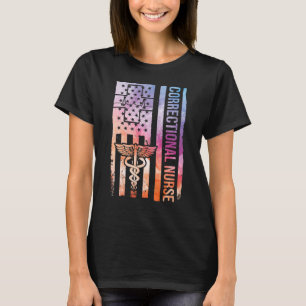 Korrektive Pflege der Gefärbte Krawatte Amerikanis T-Shirt
