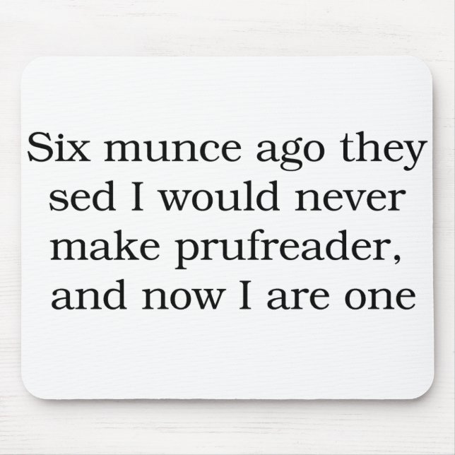 Korrektor Mousepad (Vorne)