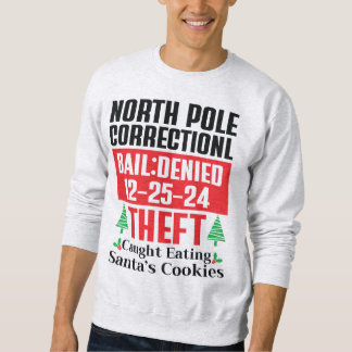 Korrektur des Funny North Pole Sweatshirt