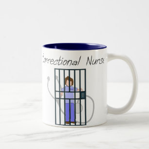 Korrekturkrankenschwester-T - Shirts u. Geschenke Zweifarbige Tasse