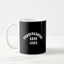 Korrekturleser Rettete Leben | Geschenk für Englis Kaffeetasse