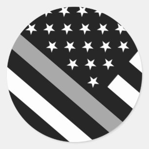 Korrekturoffizier-Flagge Runder Aufkleber