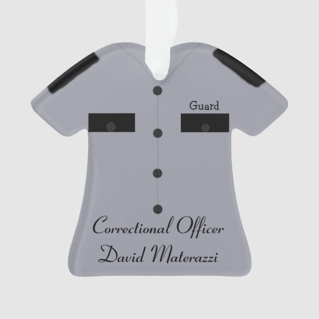 Korrekturoffizier-Weihnachtsverzierung Ornament (Vorderseite)