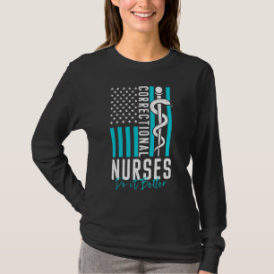 Korrekturpflege Insassen Krankenschwester und Gefä T-Shirt
