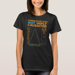 Korrelation bedeutet nicht, dass der Hai-Angriff v T-Shirt