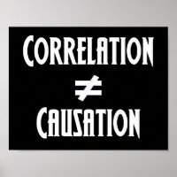 Korrelation ist nicht gleich ursächlich Science-Kl