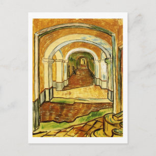 Korridor des Saint-Paul-Asyls, Vincent van Gogh Postkarte