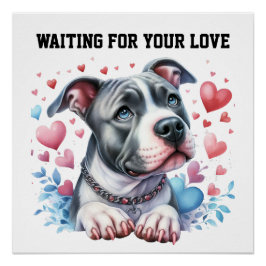 KORRIGIERT Gewartet für Ihre Liebe Poster