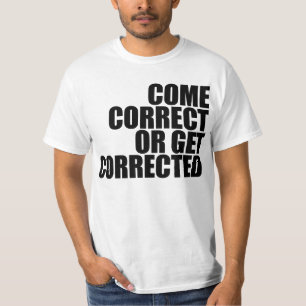 korrigiert werden T-Shirt