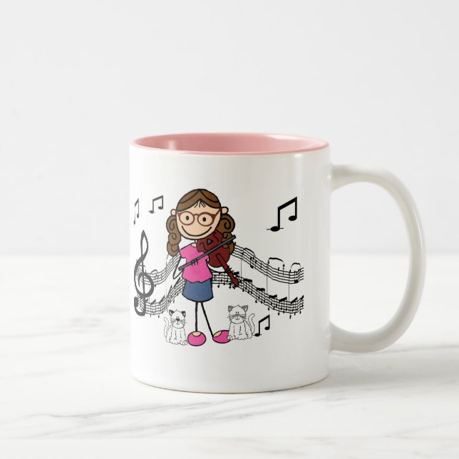 KORRIGIERTE kundengebundene Zweifarbige Tasse (Rechts)