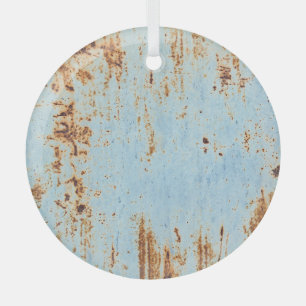 Korrodiertes Metall, Grunge Textur Hintergrund. Ornament Aus Glas