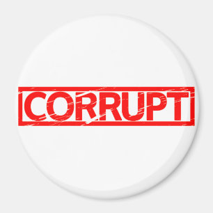 korrupte Briefmarke Magnet