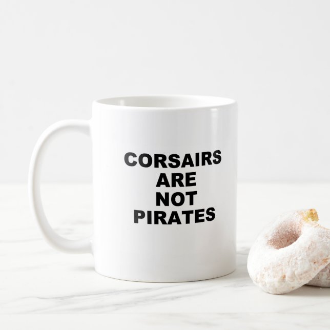 Korsare-Tasse Kaffeetasse (Mit Donut)