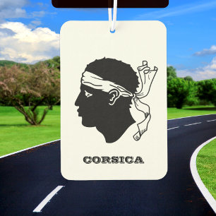 Korsika Auto Air Freshener, korsische Flagge Autolufterfrischer