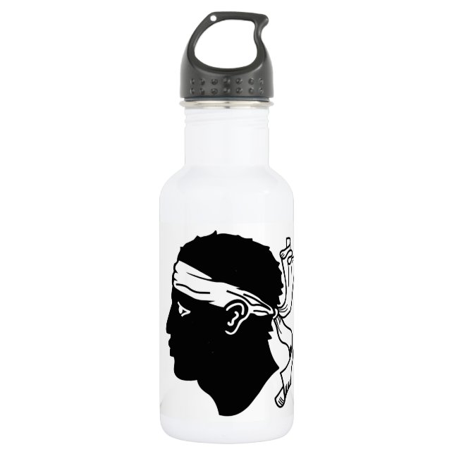 Korsika Flag Liberty Flasche Edelstahlflasche (Vorderseite)