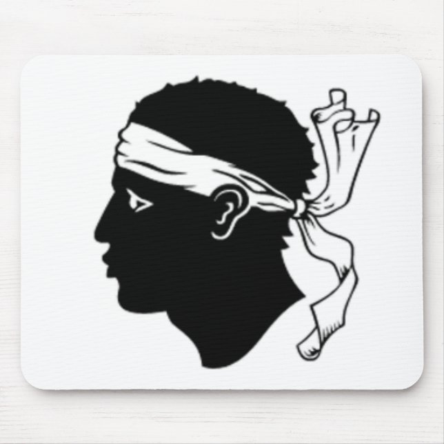 Korsika-Flagge Mousepad (Vorne)