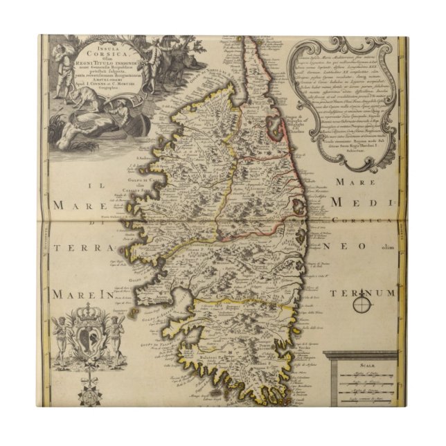 Korsika Fliese (Vorderseite)