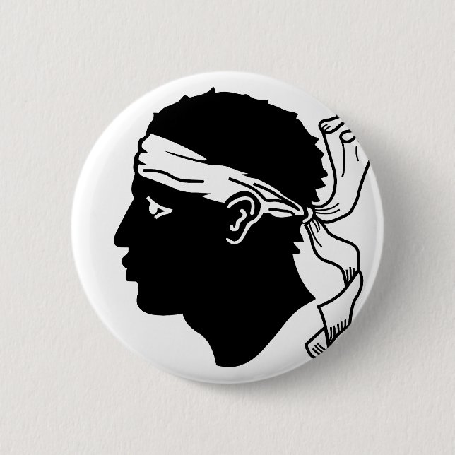 Korsika, Frankreich Button (Vorderseite)