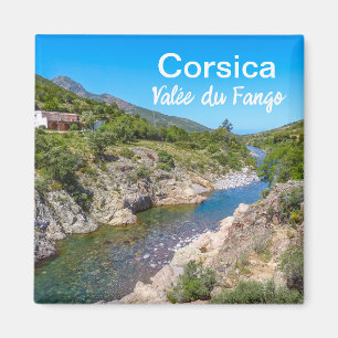 Korsika Frankreich Vallée du Fango Souvenir Magnet