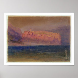 Korsika, (Monaco?) c.1830-35 (w/c auf braunem Papi Poster