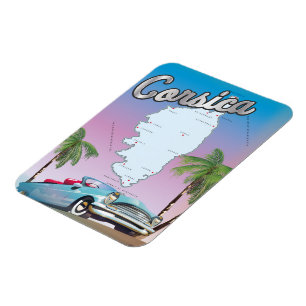 Korsika-Reiseposter Magnet