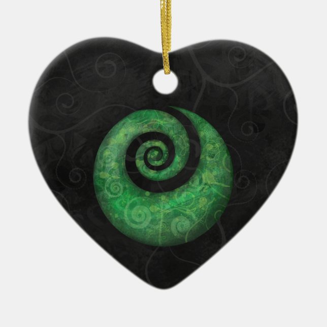 Koru Keramikornament (Vorne)