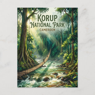 Korup-Nationalpark Kamerun Postkarte