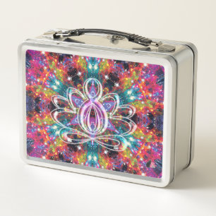 Koruskations-Zen-Lotus Metall Brotdose