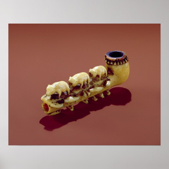 Korvack pipe with carved Polar Bears Poster (Vorne)