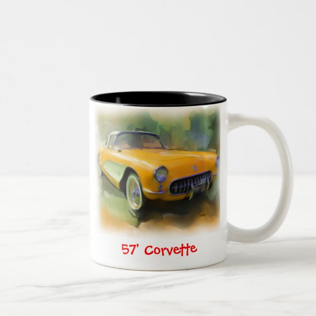 Korvette 1957 zweifarbige tasse (Rechts)
