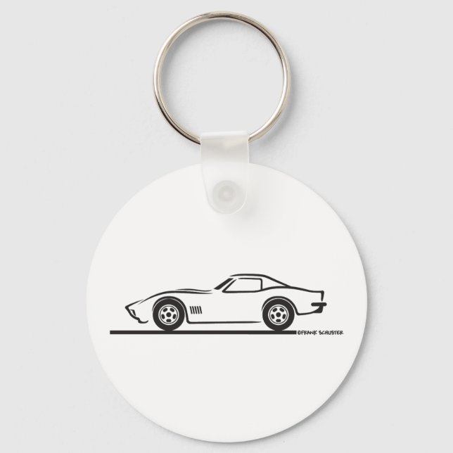Korvette 1970-72 schlüsselanhänger (Vorderseite)