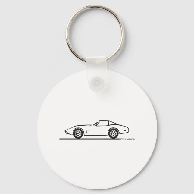Korvette 1974-1977 schlüsselanhänger (Vorderseite)