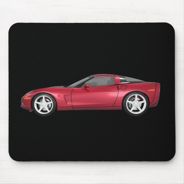 Korvette 2008: Sport-Auto: Süßigkeit Apple Mousepad (Vorne)