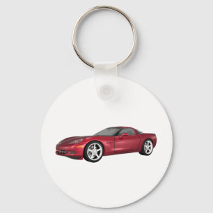 Korvette 2008: Sport-Auto: Süßigkeit Apple Schlüsselanhänger