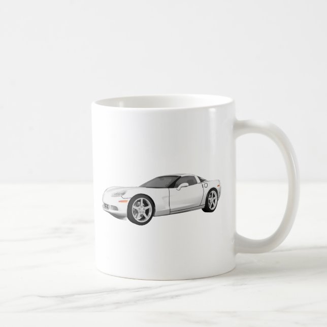 Korvette 2008: Sport-Auto: Weißes Ende: Kaffeetasse (Rechts)