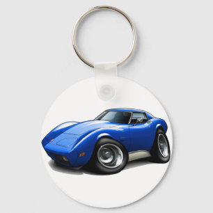 Korvette-Blau-Auto 1973-76 Schlüsselanhänger