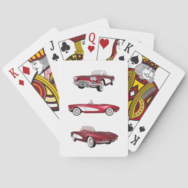 Korvette C1 1961: Spielkarten (Rückseite)